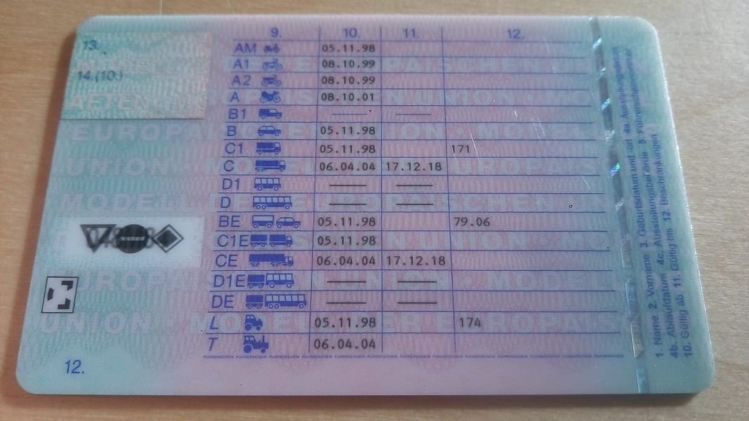 Führerscheinklassen